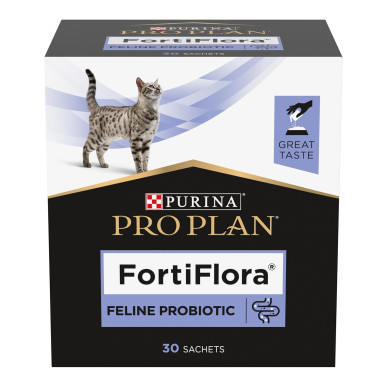 Purina Pro Plan Feline FortiFlora – Supliment Probiotic pentru Pisici – 30 Plicuri x 1 g